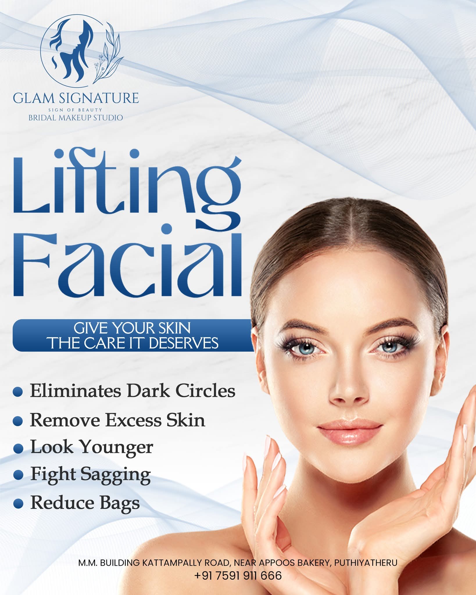 Glam Signature Bridal Makeup Studio Ladies Beauty Parlour kannur